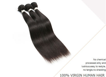 China pente reto de seda limpo do Weave do Weave do cabelo humano de Remy 100 do preto da categoria 7A facilmente fornecedor