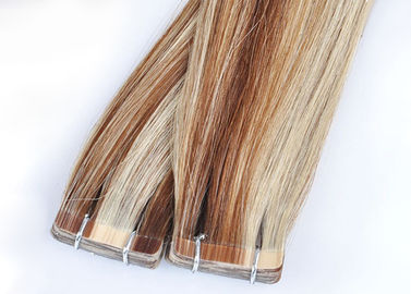 China Fita reta em extensões do cabelo humano, fita dobro de Brown escuro do alvorecer em extensões do cabelo fornecedor