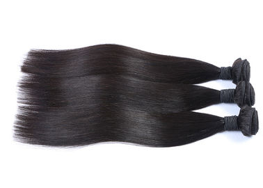 China 100 do cabelo humano por cento retos pretos do brilho natural do volume com sentimento liso fornecedor