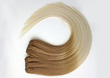 China Grampo de cabelo humano peruano das extensões 100 do cabelo do Virgin na onda reta de seda macia fornecedor