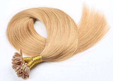 China Cutícula completa das extensões pre ligadas duradouros do cabelo humano de Remy da ponta do prego U alinhada fornecedor