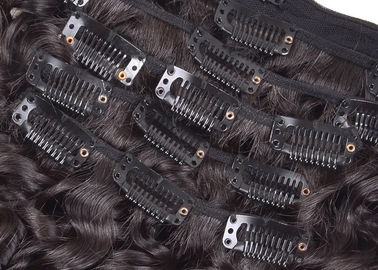 Da máquina natural do dobro da cor das extensões da senhora Grampo Natural Cabelo duradouro de trama fornecedor