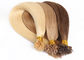 Extensões pre ligadas fortes do cabelo da colagem, extensões pre ligadas do cabelo da ponta da vara fornecedor